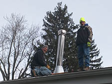 Golden's Chimney Lining LLC: Chimney Sweeps & Inspections, Chimney Liners and Chimney Repair in Wisconsin. Call today - (920) 295-3800